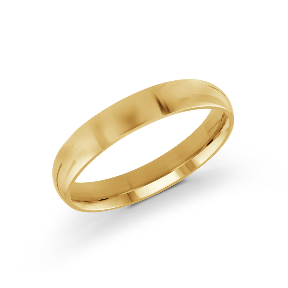 4mm 14k Yellow Gold Wedding Band