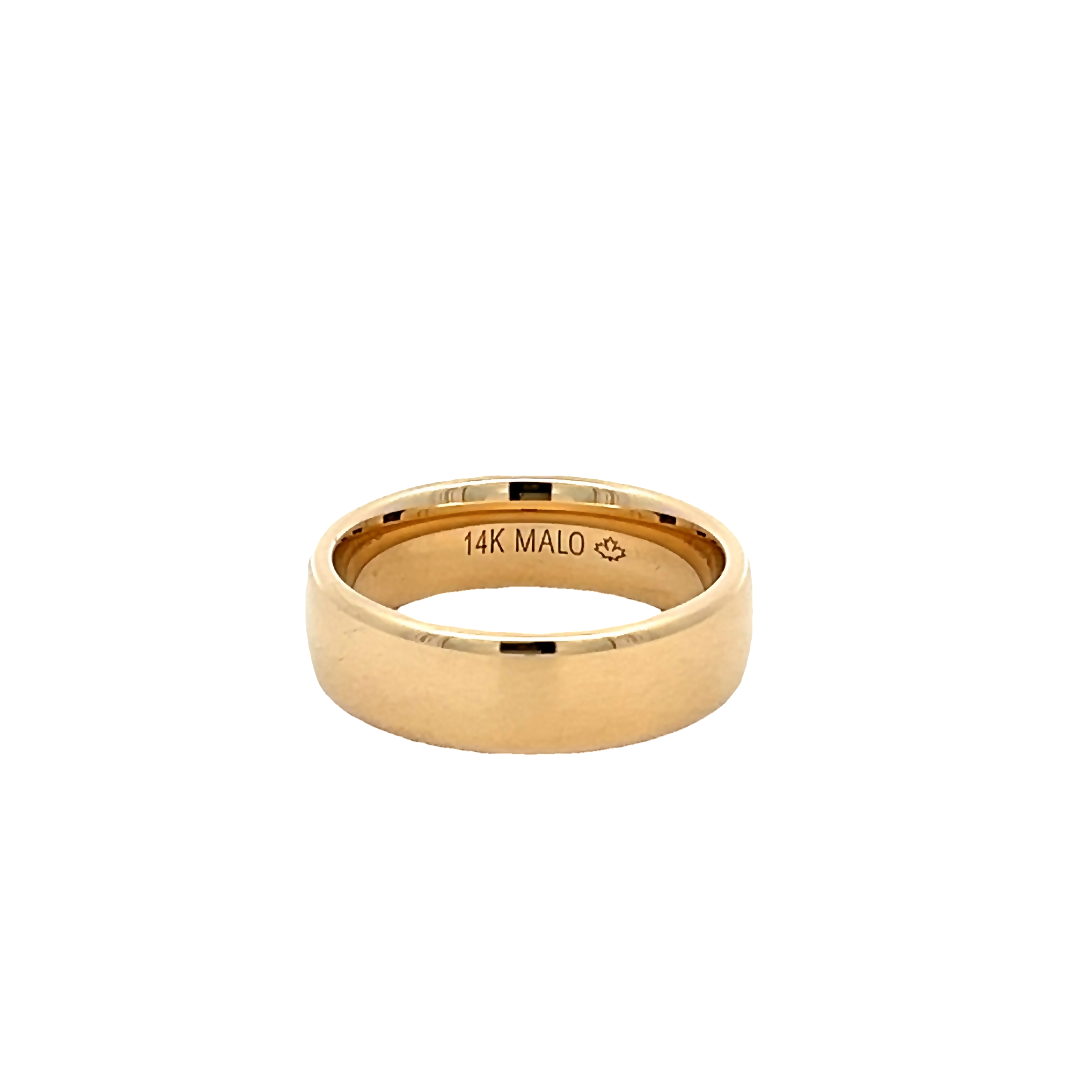 6.5mm 14k Yellow Gold Euro-fit Wedding Band