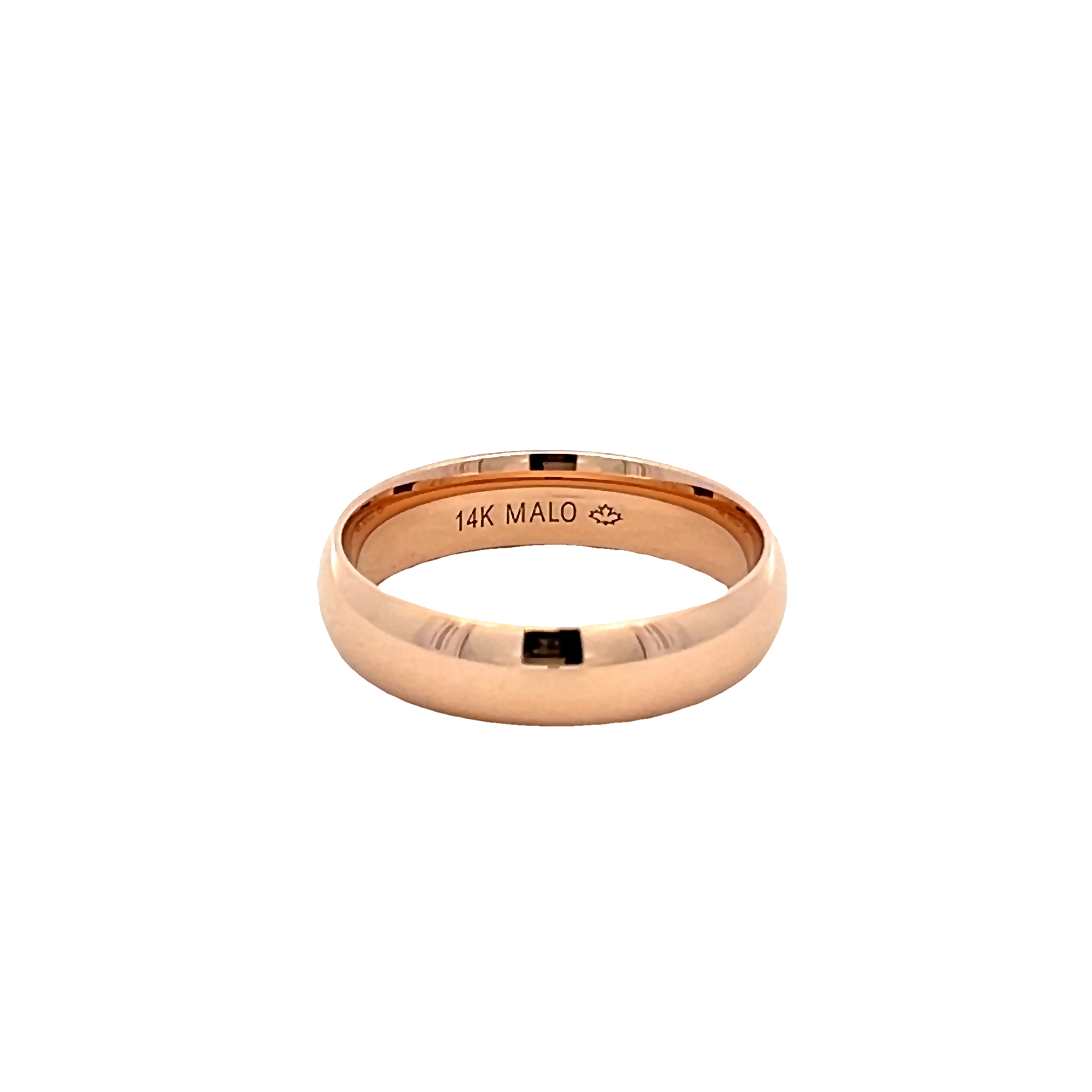 5mm 14k Rose Gold Wedding Band