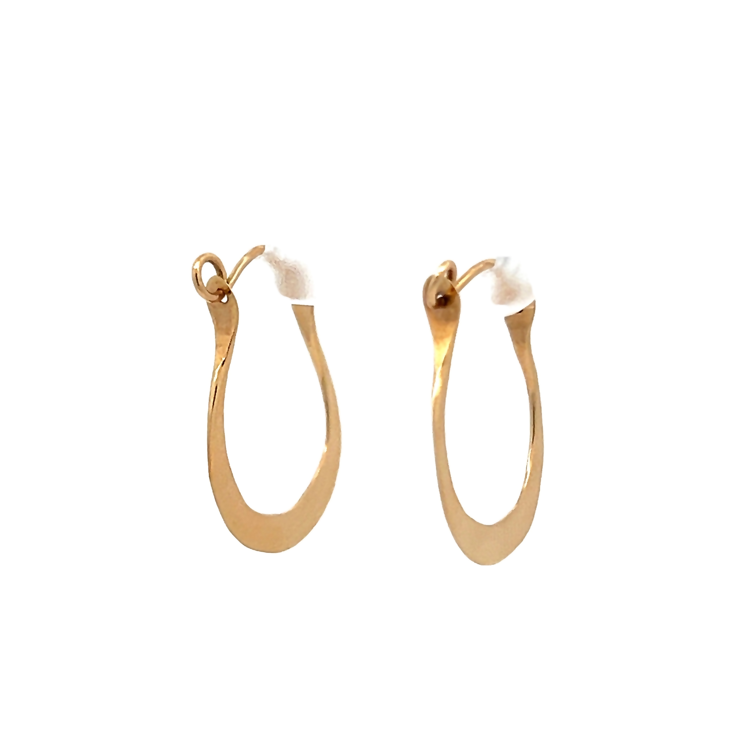 14k Yellow Gold Hoop Earrings