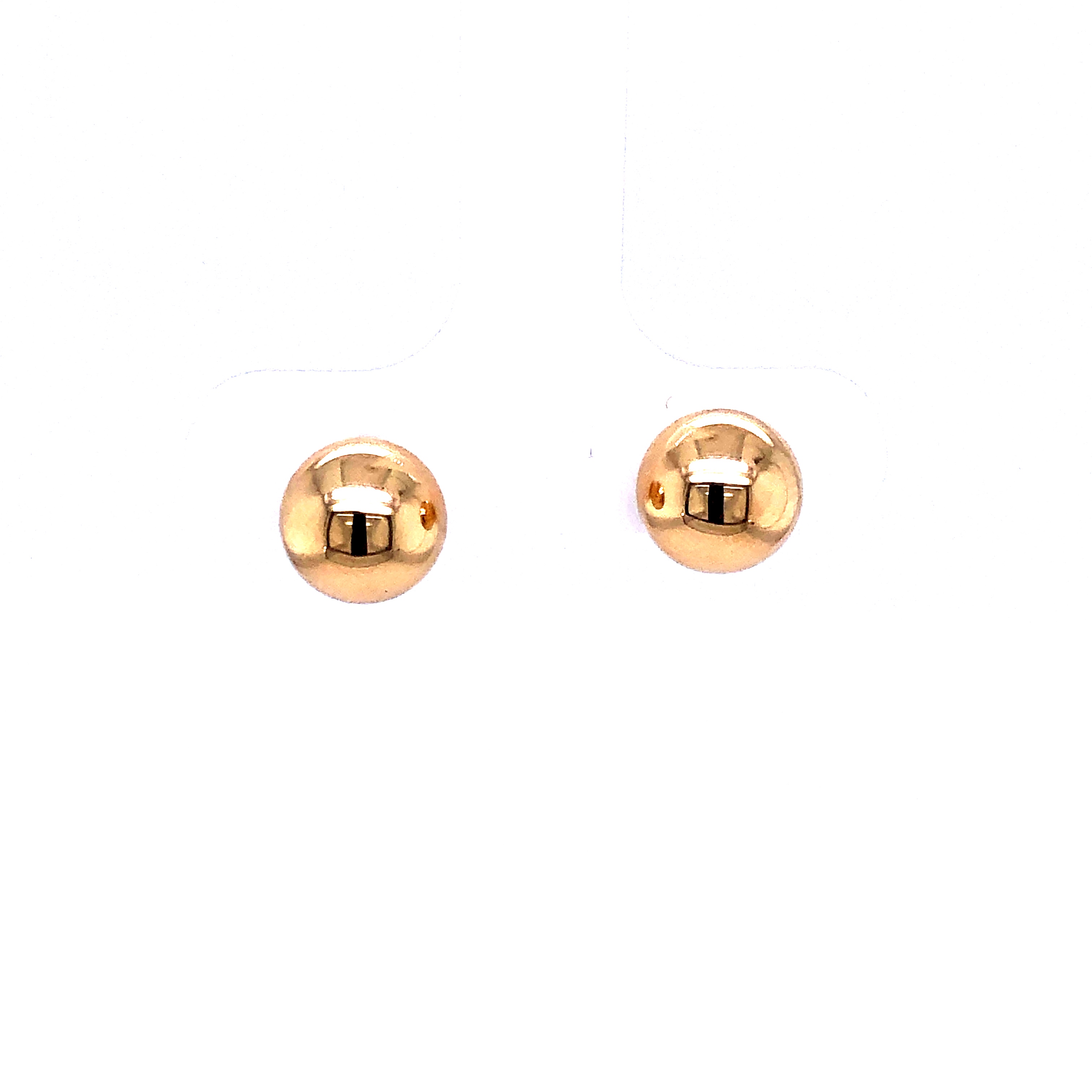 Buy 14k Yellow Gold Ball Stud Earrings With Screwbacks 4mm, 5mm, 6mm, 7mm,  8mm, Sleeper Earrings, Unisex Gold Earrings, by TILO Jewelry Online in  India - Etsy