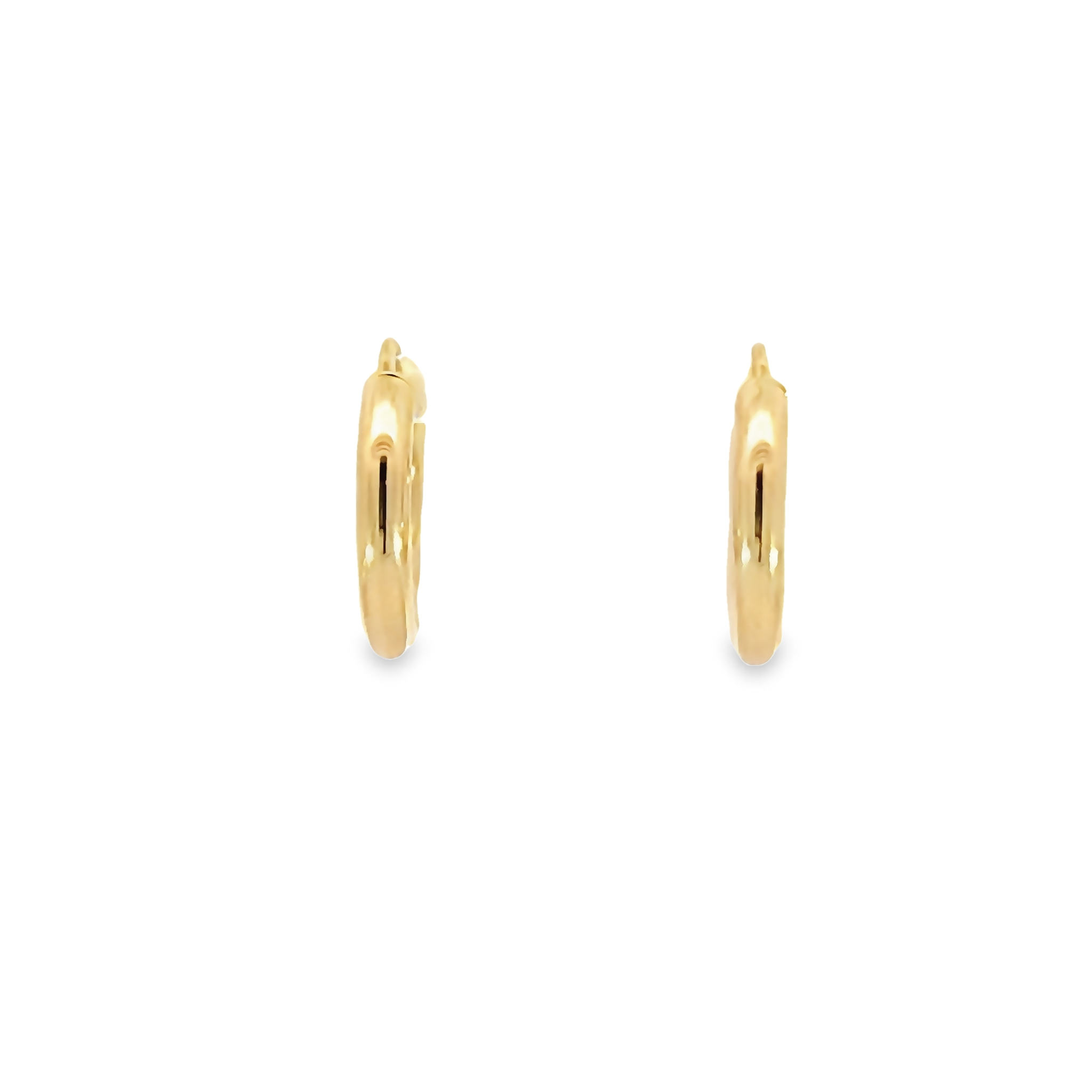 16mm 14k Yellow Gold Hoop Earrings