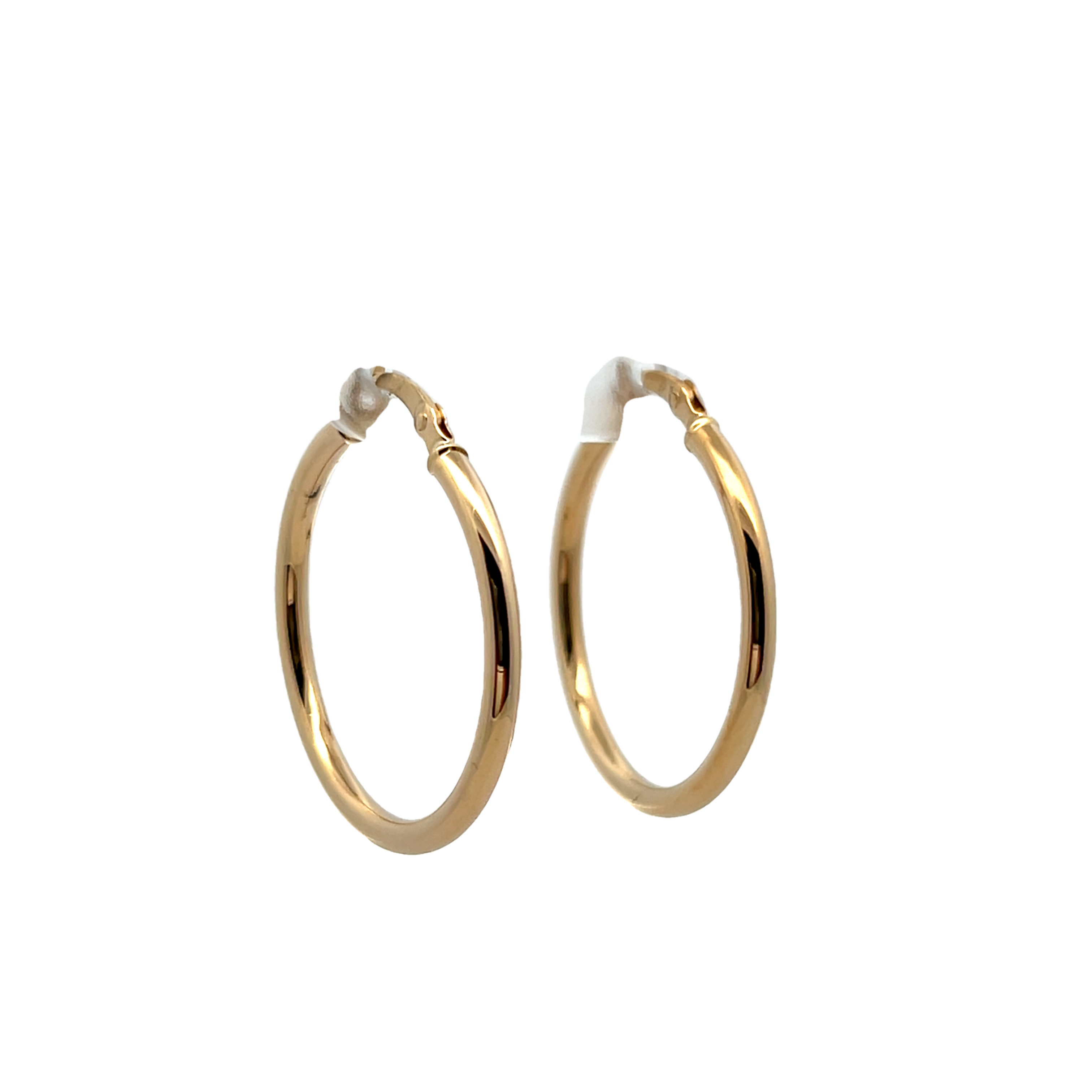 14k Yellow Gold Hoop Earrings