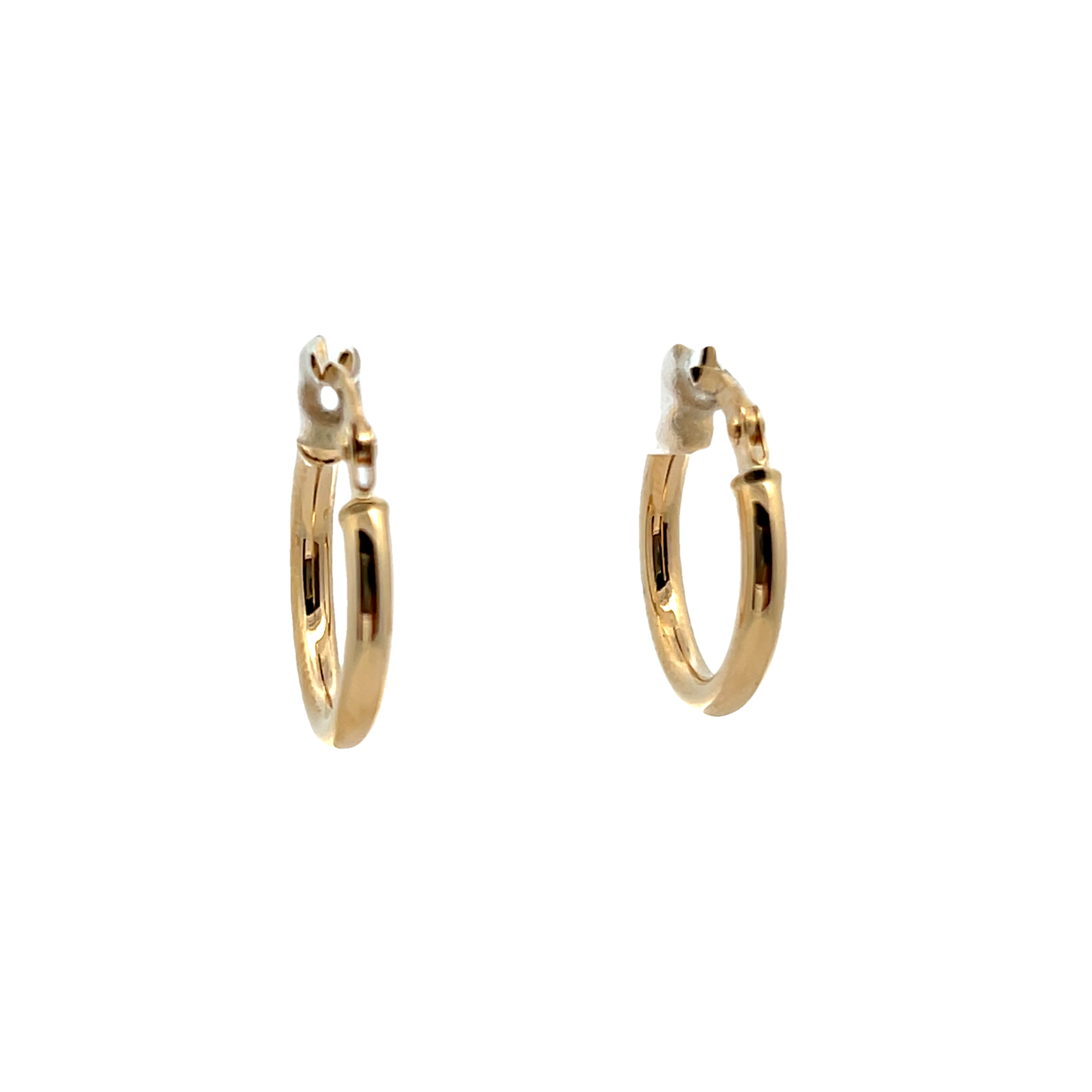 14k Yellow Gold Small Hoop Earrings