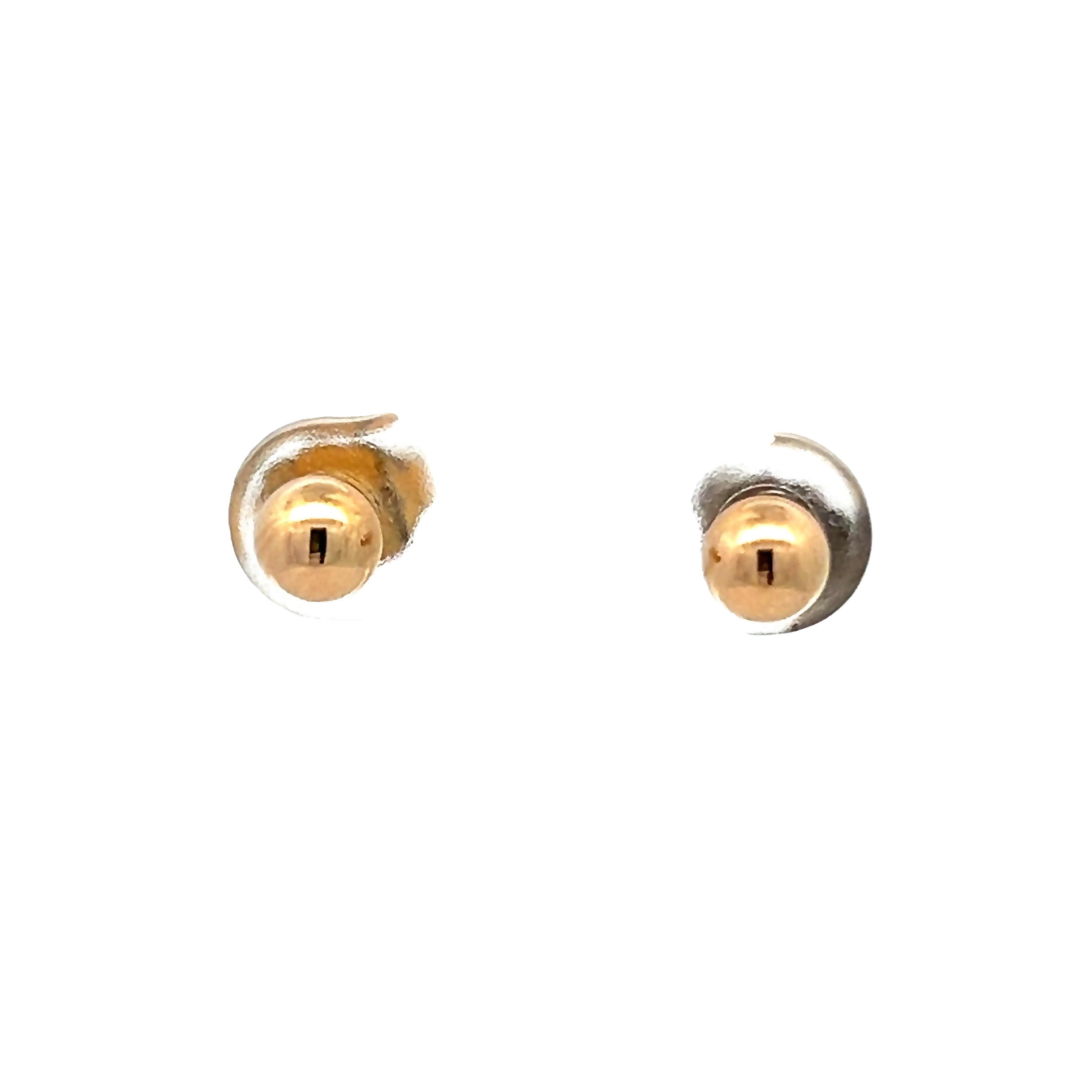 5mm 14k Yellow Gold Ball Studs