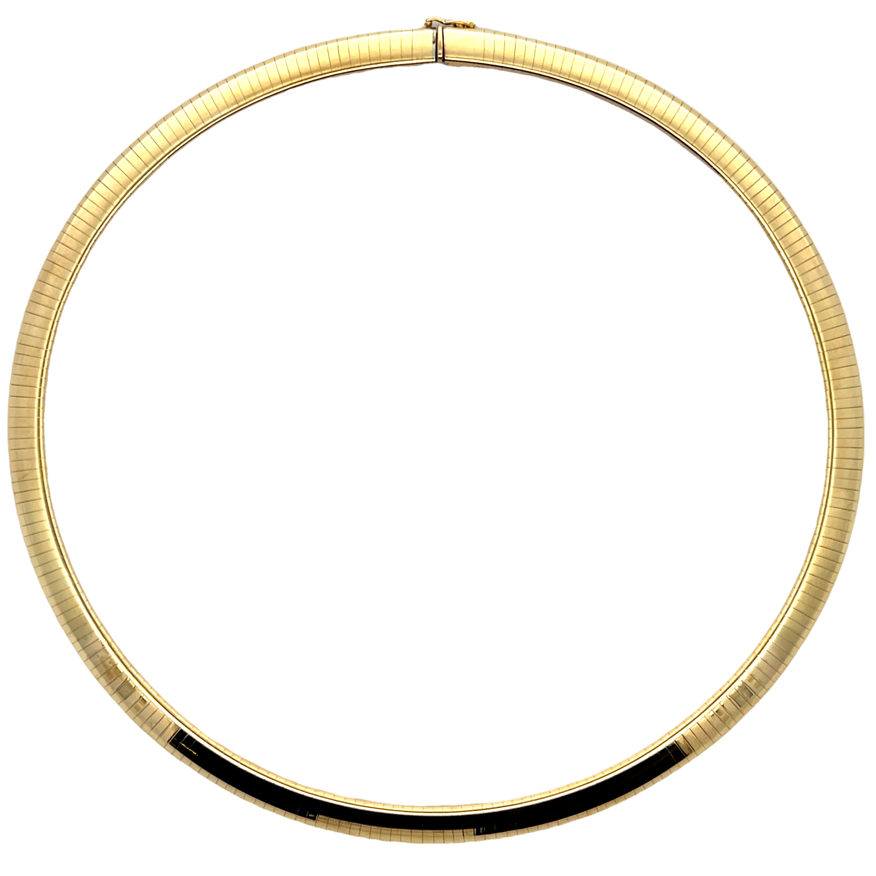 14k Yellow Gold Omega Necklace