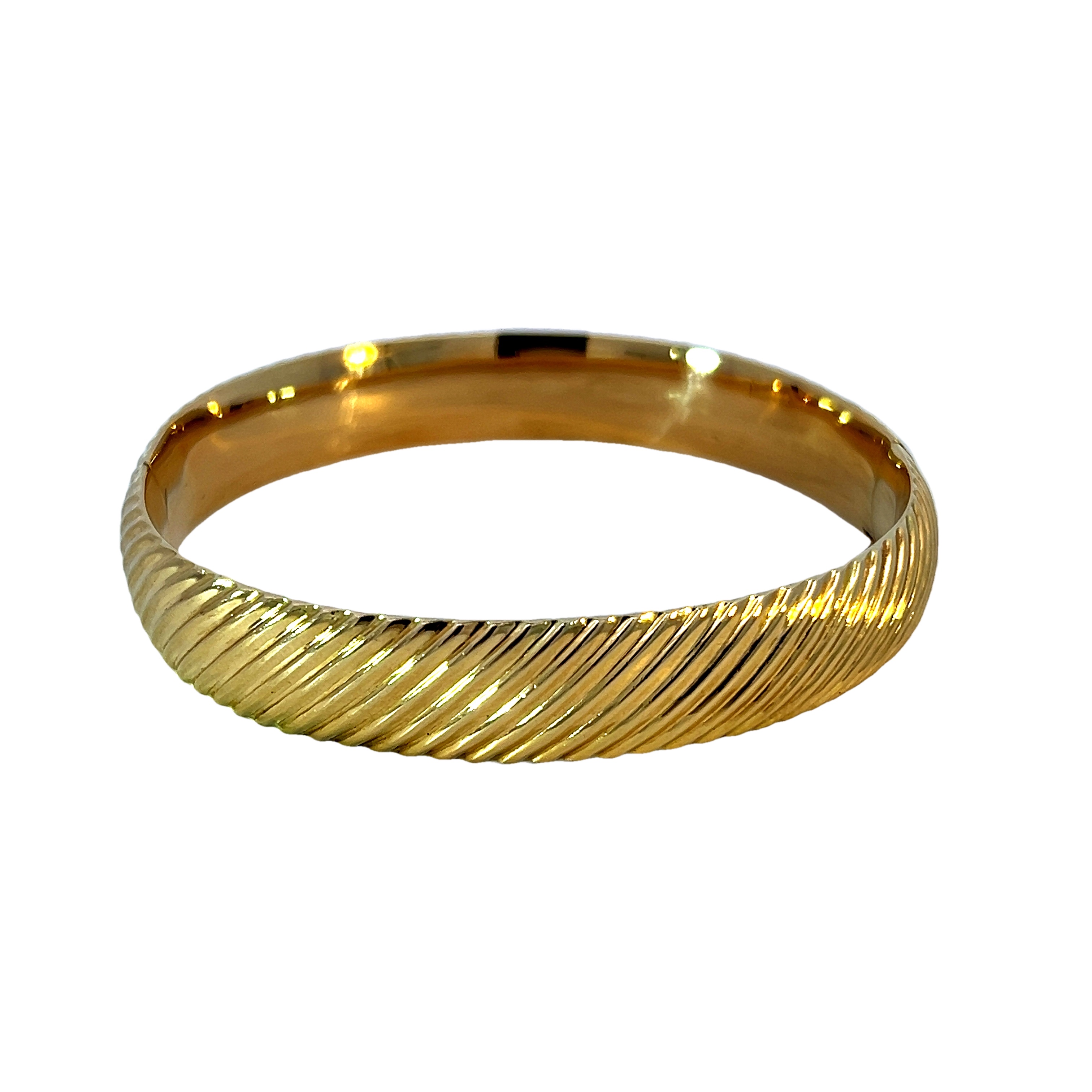 14k Yellow Gold Bangle Bracelet