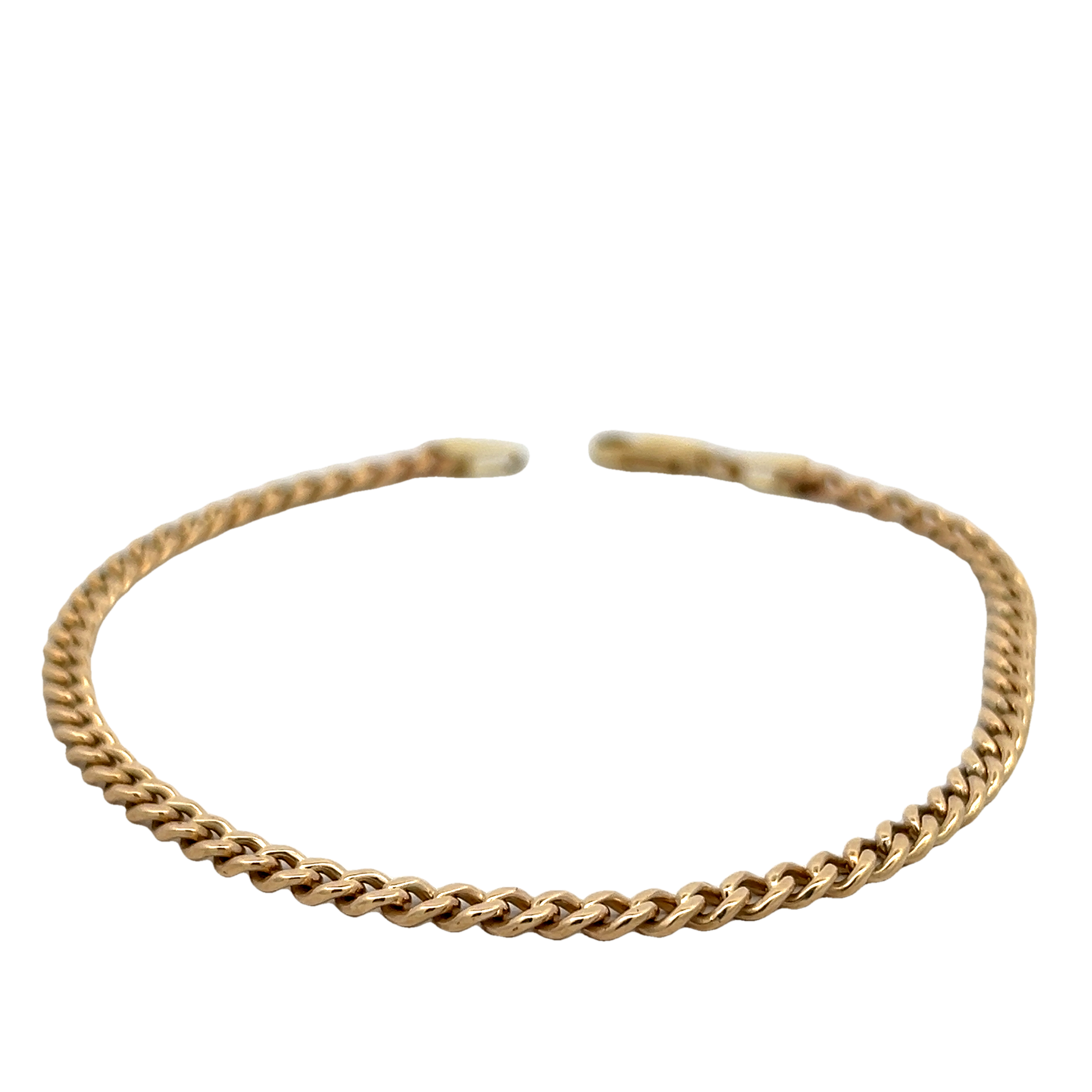 14k Yellow Gold Curb Chain Bracelet