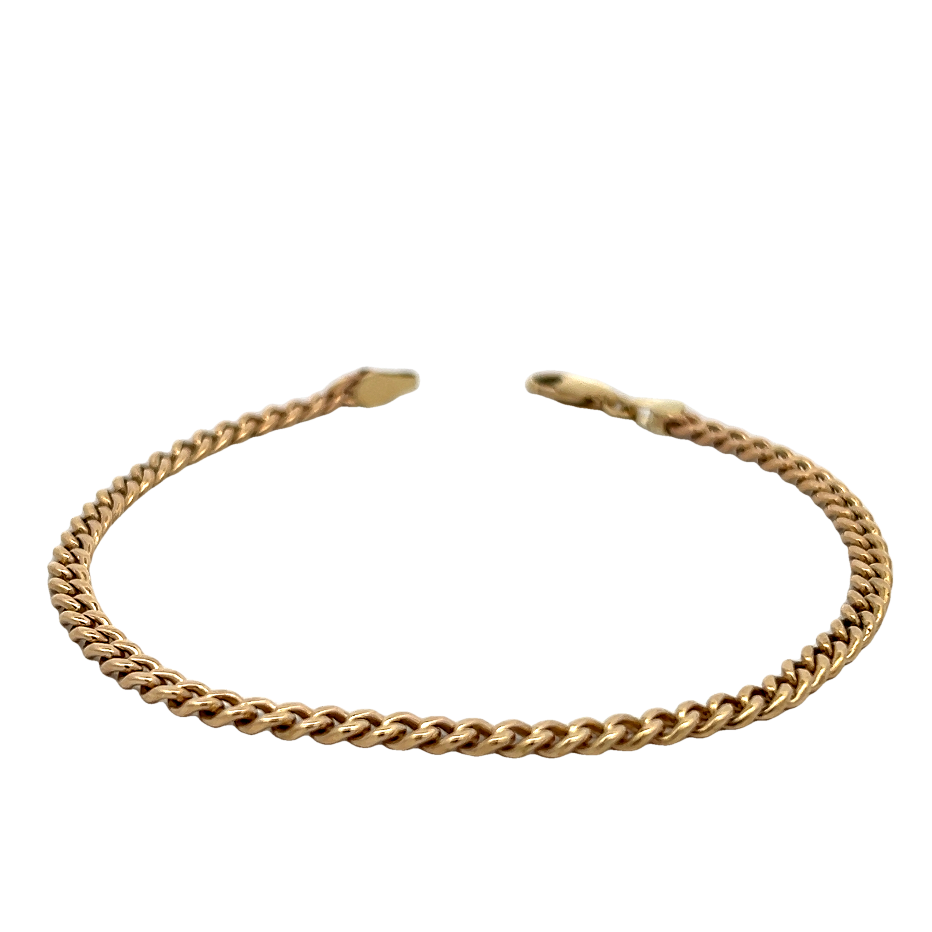 14k Yellow Gold Chain Bracelet