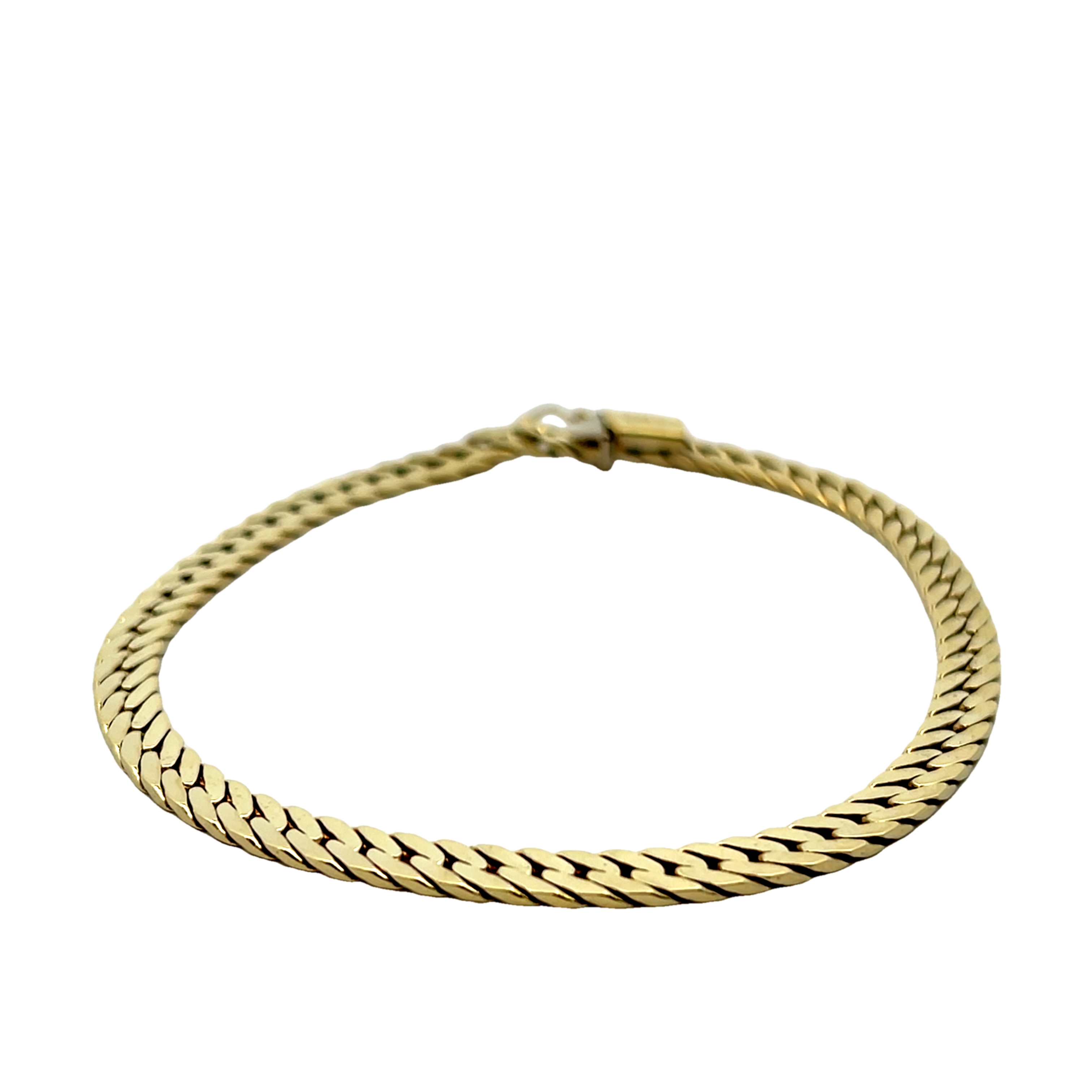 14k Herringbone Bracelet