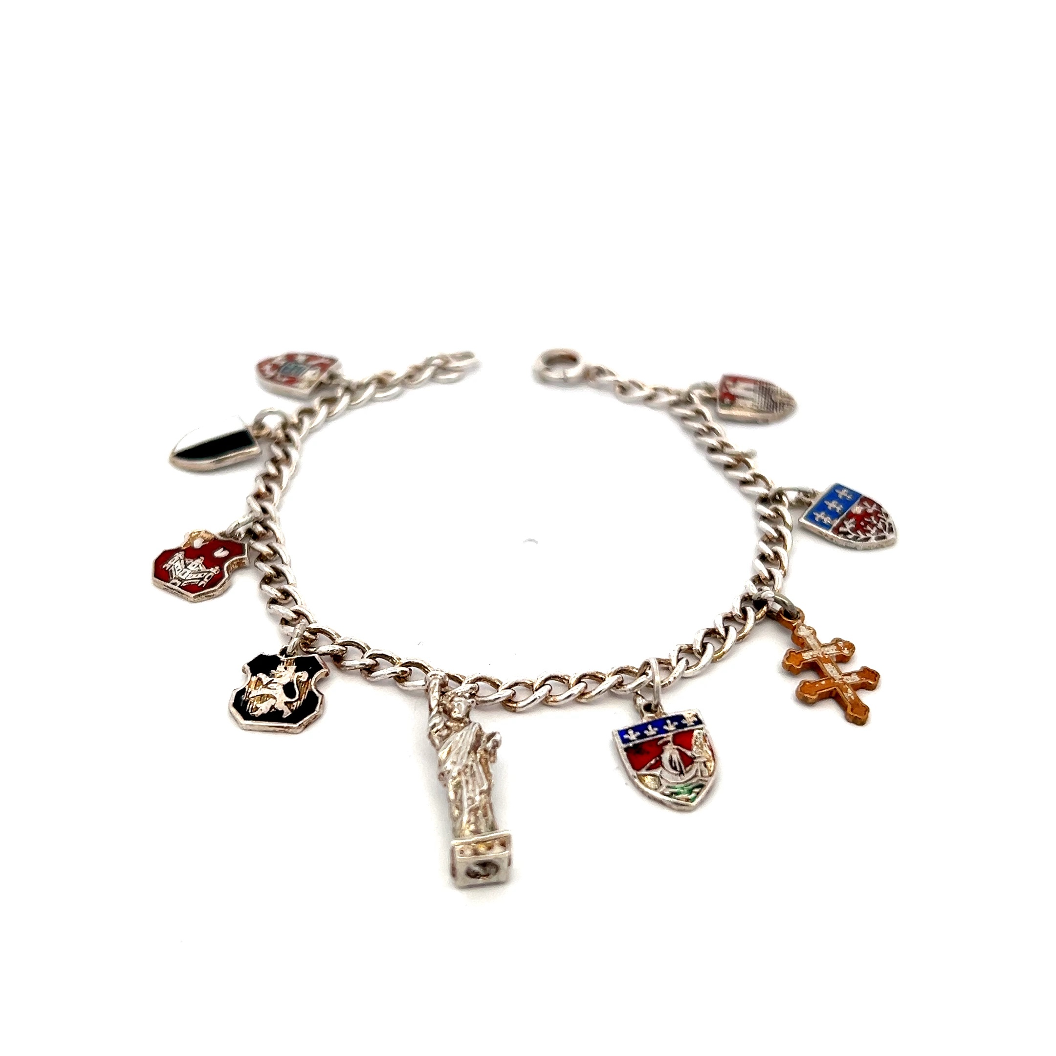 Sterling Silver Charm Bracelet