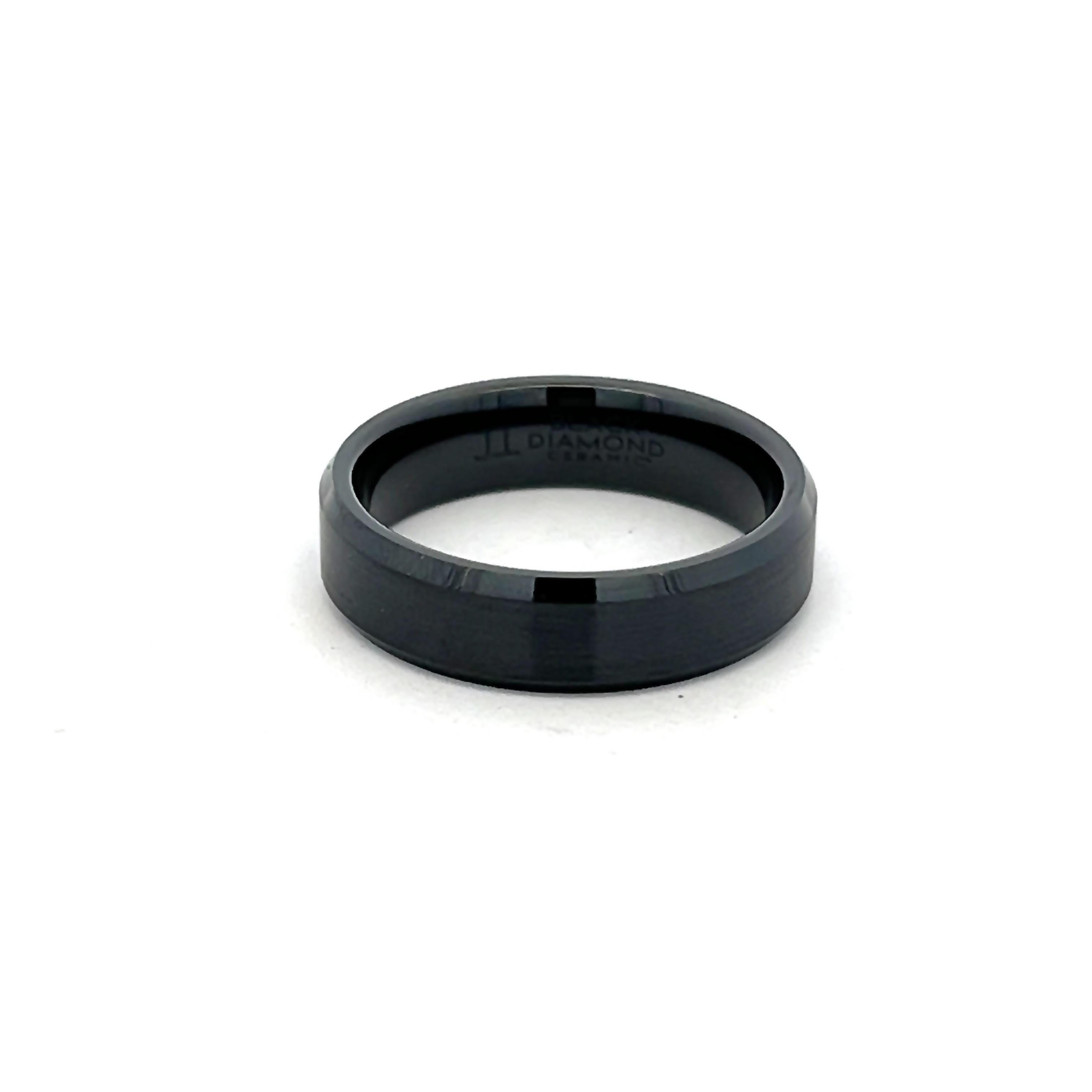 6mm Black Ceramic Wedding Band