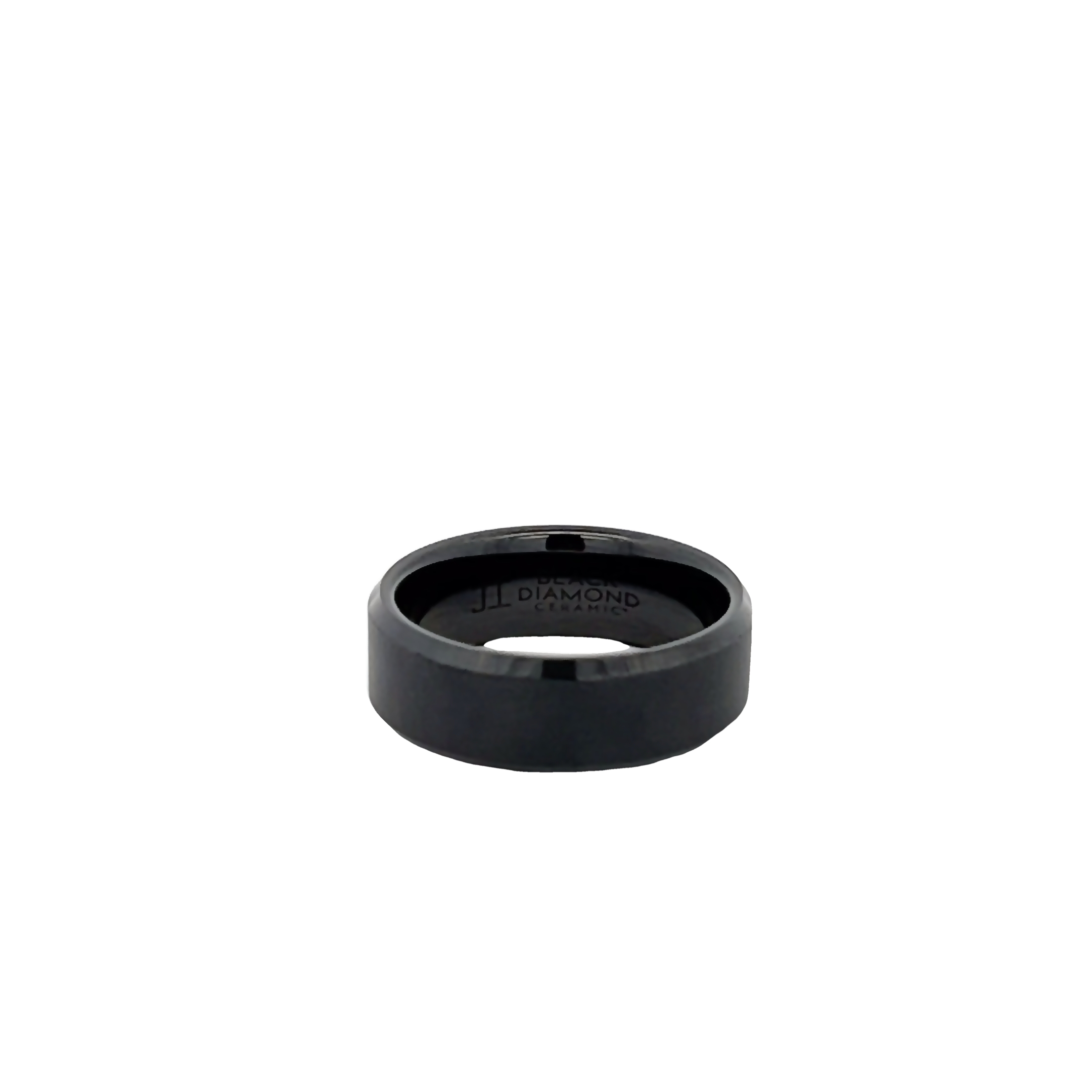 8mm Black Ceramic Wedding Band