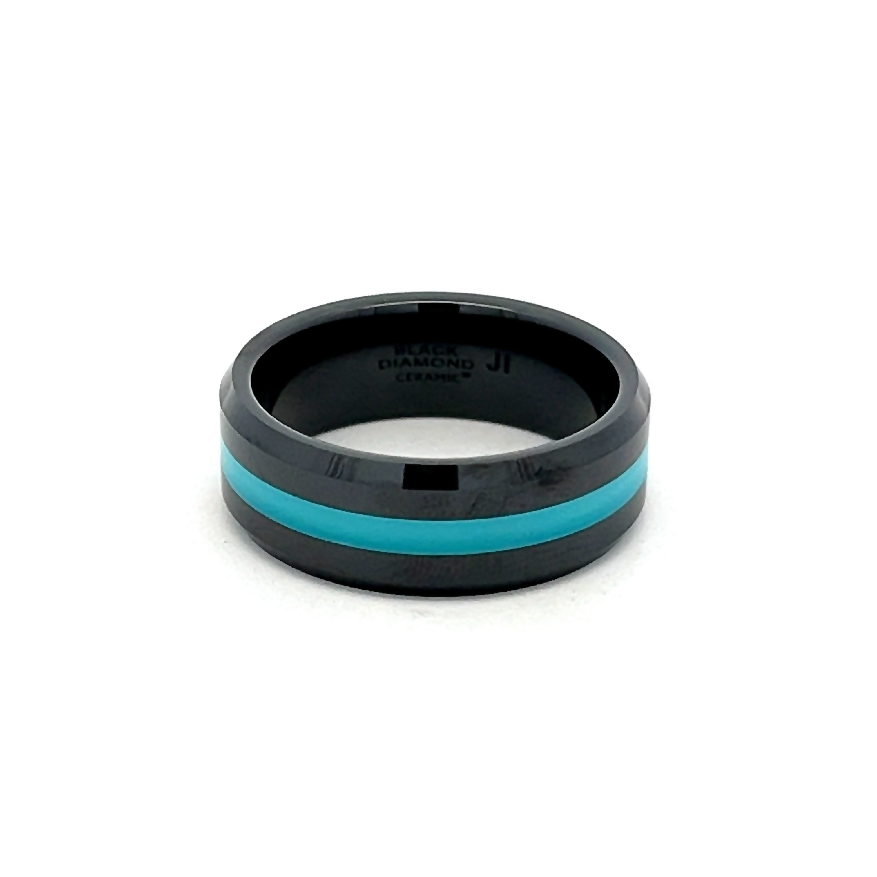 Black Ceramic Wedding Band