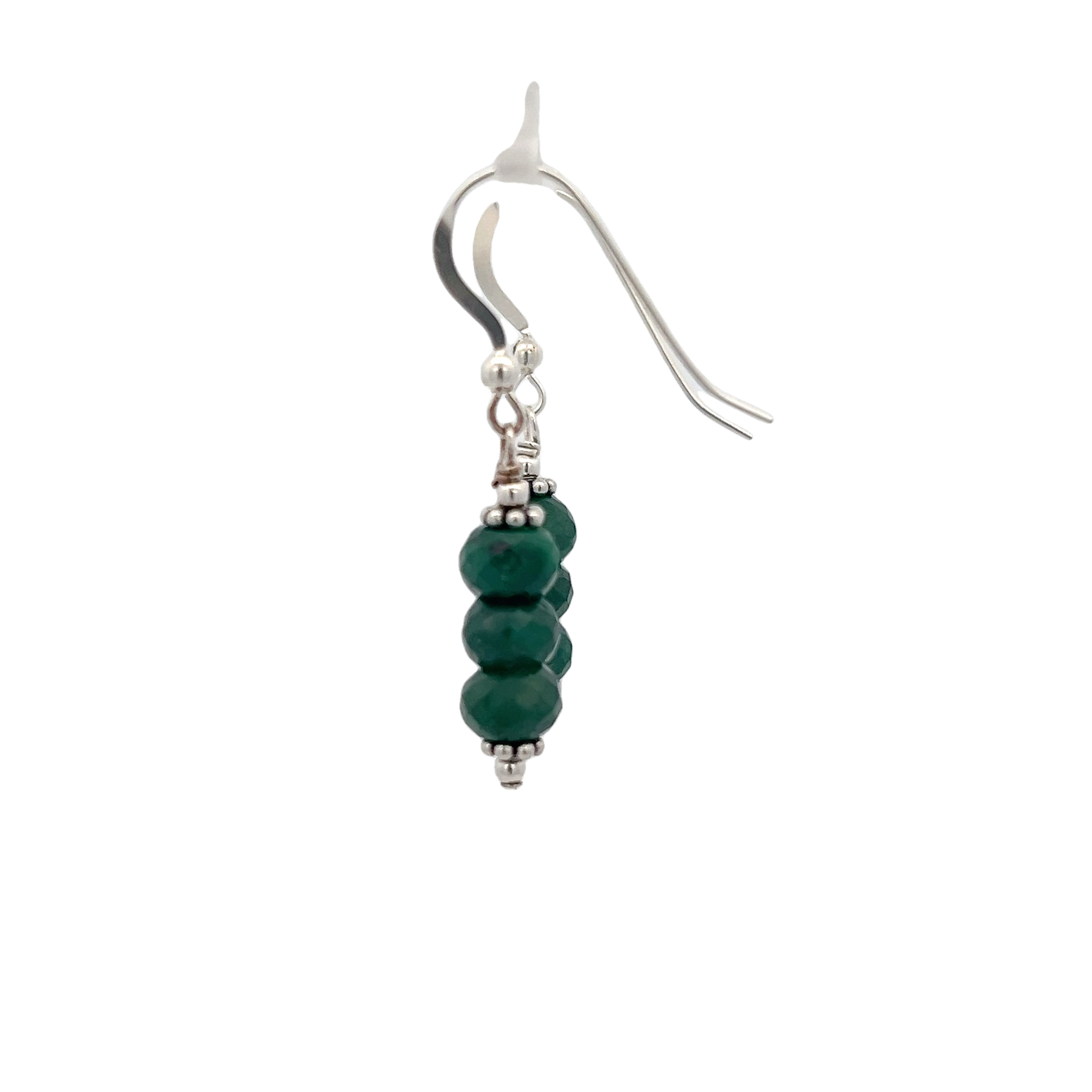 Sterling Silver Beaded Earrings