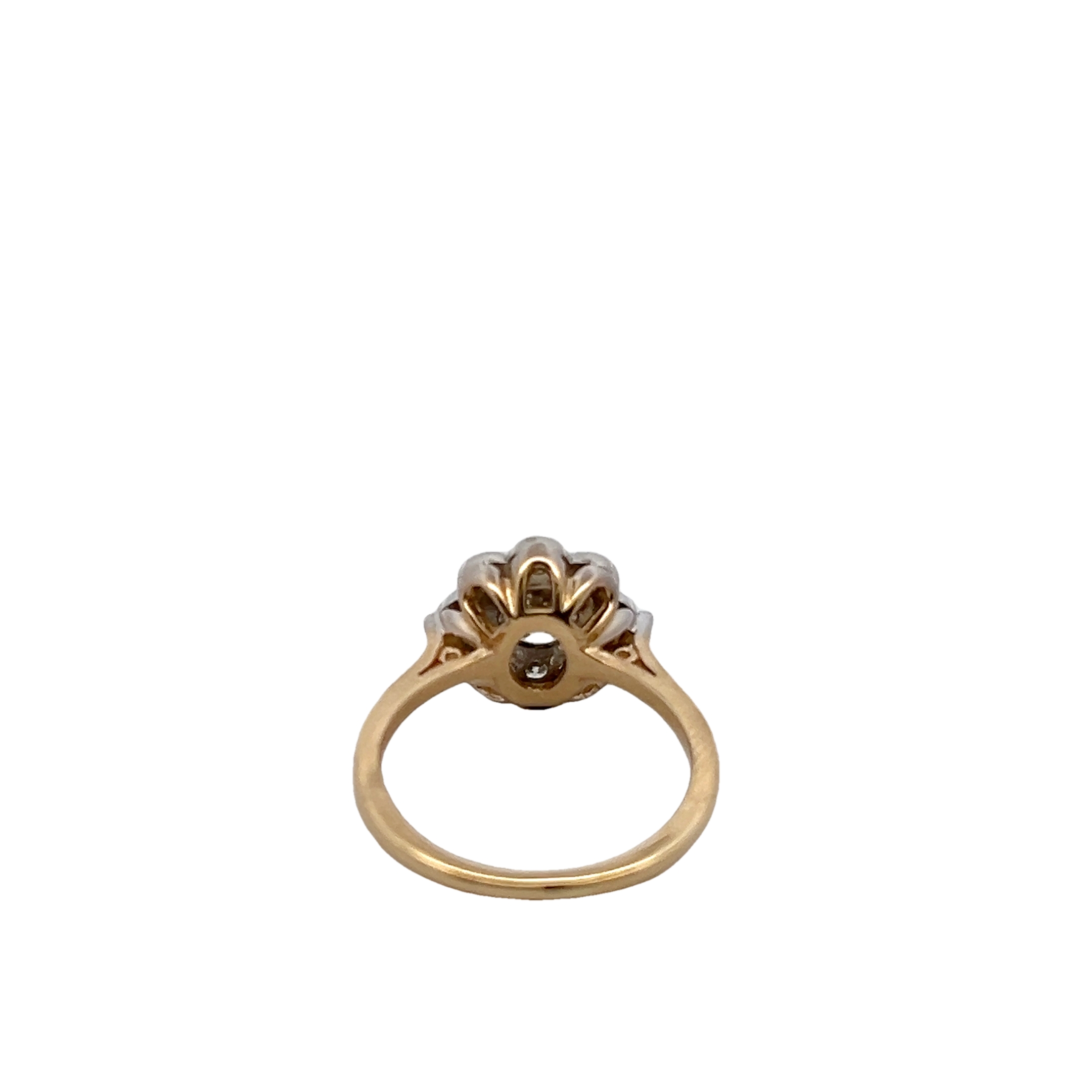 14k Yellow Gold Diamond Estate Ring