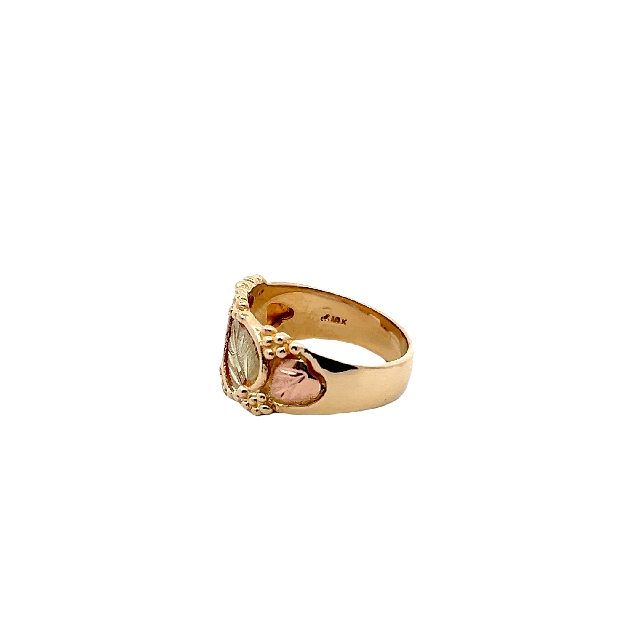 10k Tri-colored Black Hills Gold Ring