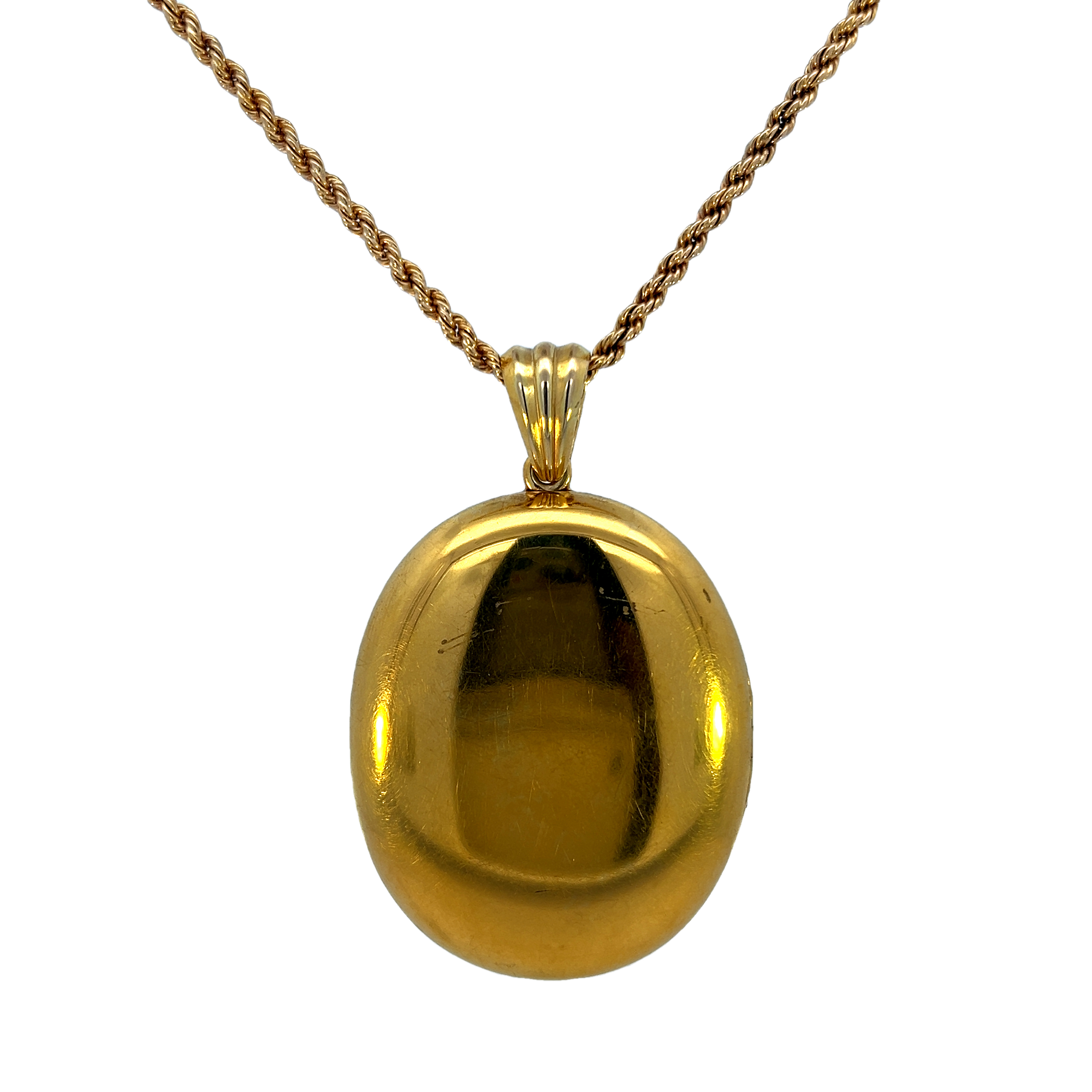 18k Yellow Gold Antique Locket