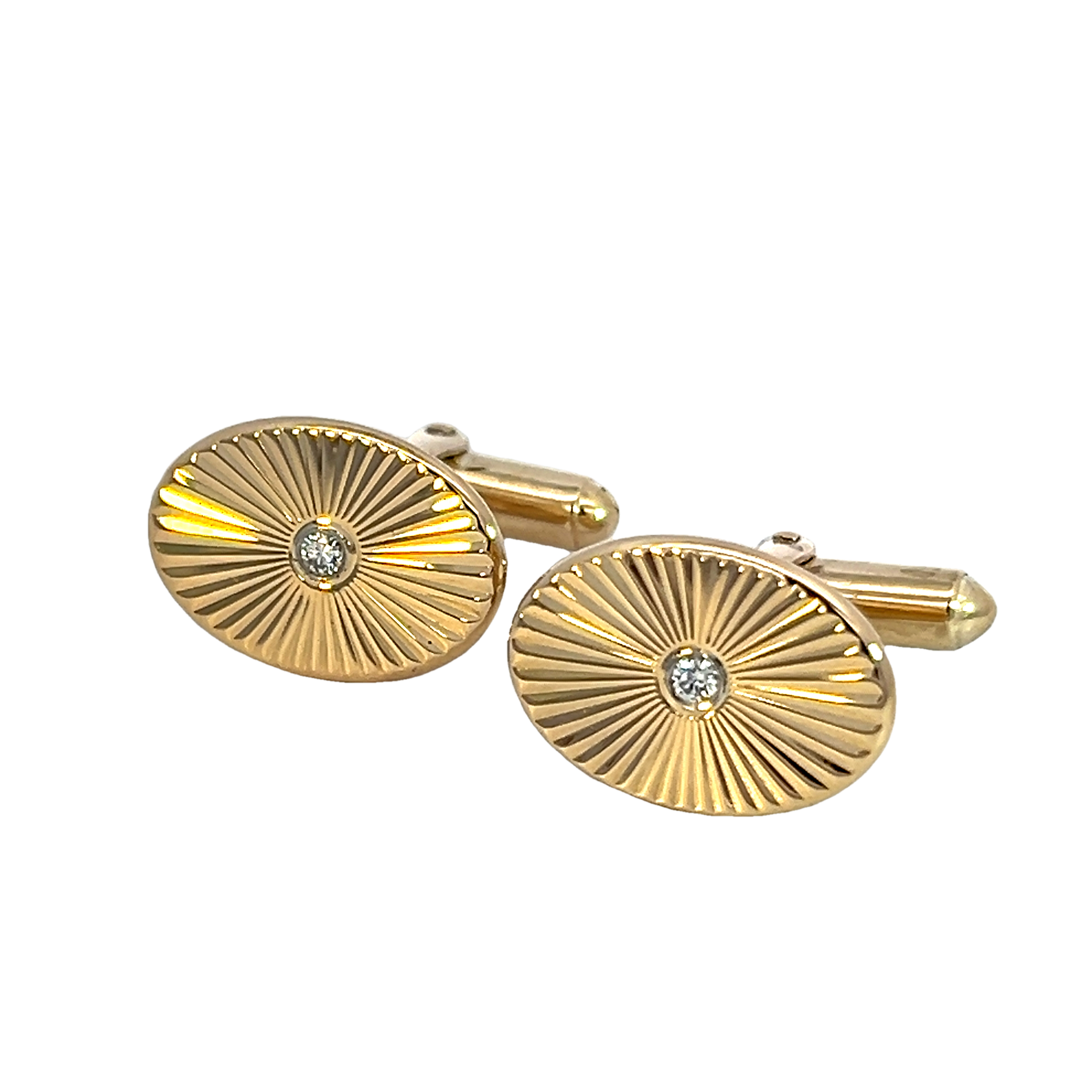 14k Yellow Gold Cufflinks