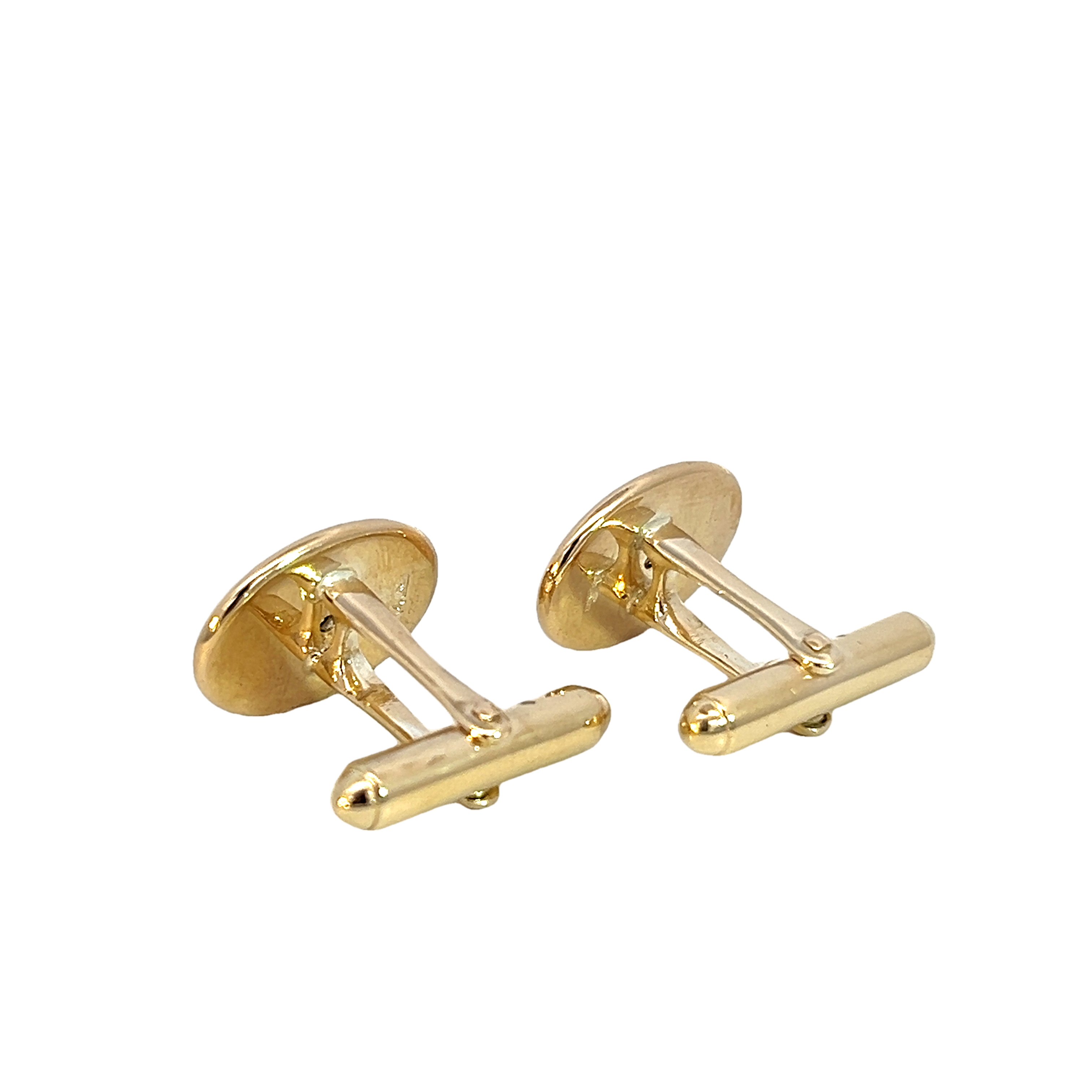 14k Yellow Gold Cufflinks