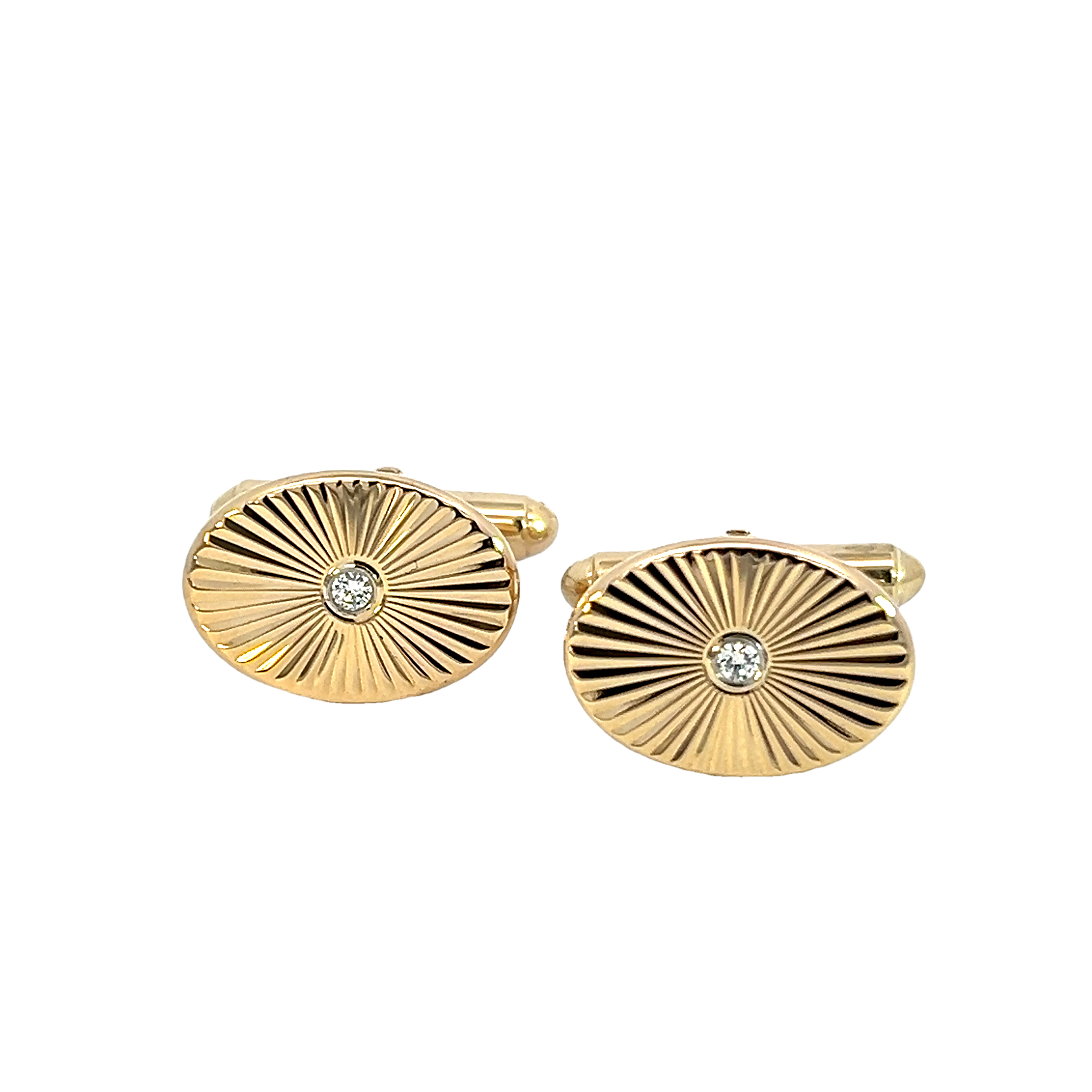 14k Yellow Gold Cufflinks