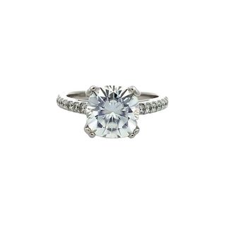 14k White Gold Engagement Ring