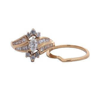 14k Yellow Gold Engagement Ring