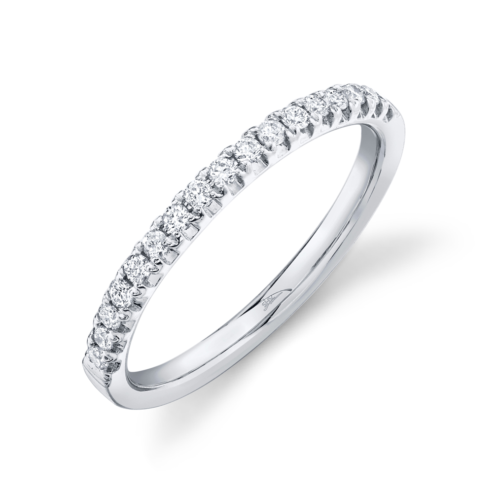 14k White Gold Diamond Anniversary Band