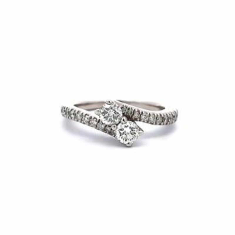 14k White Gold Diamond Anniversary Band