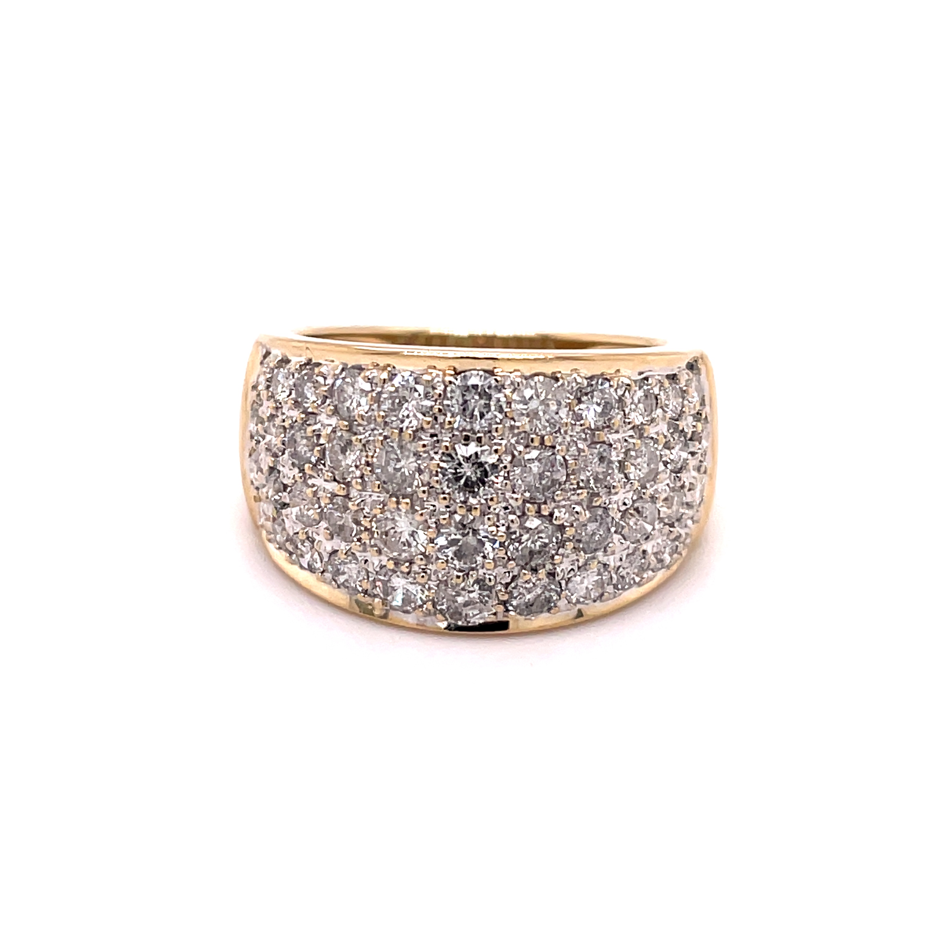 14k Yellow Gold Diamond Ring