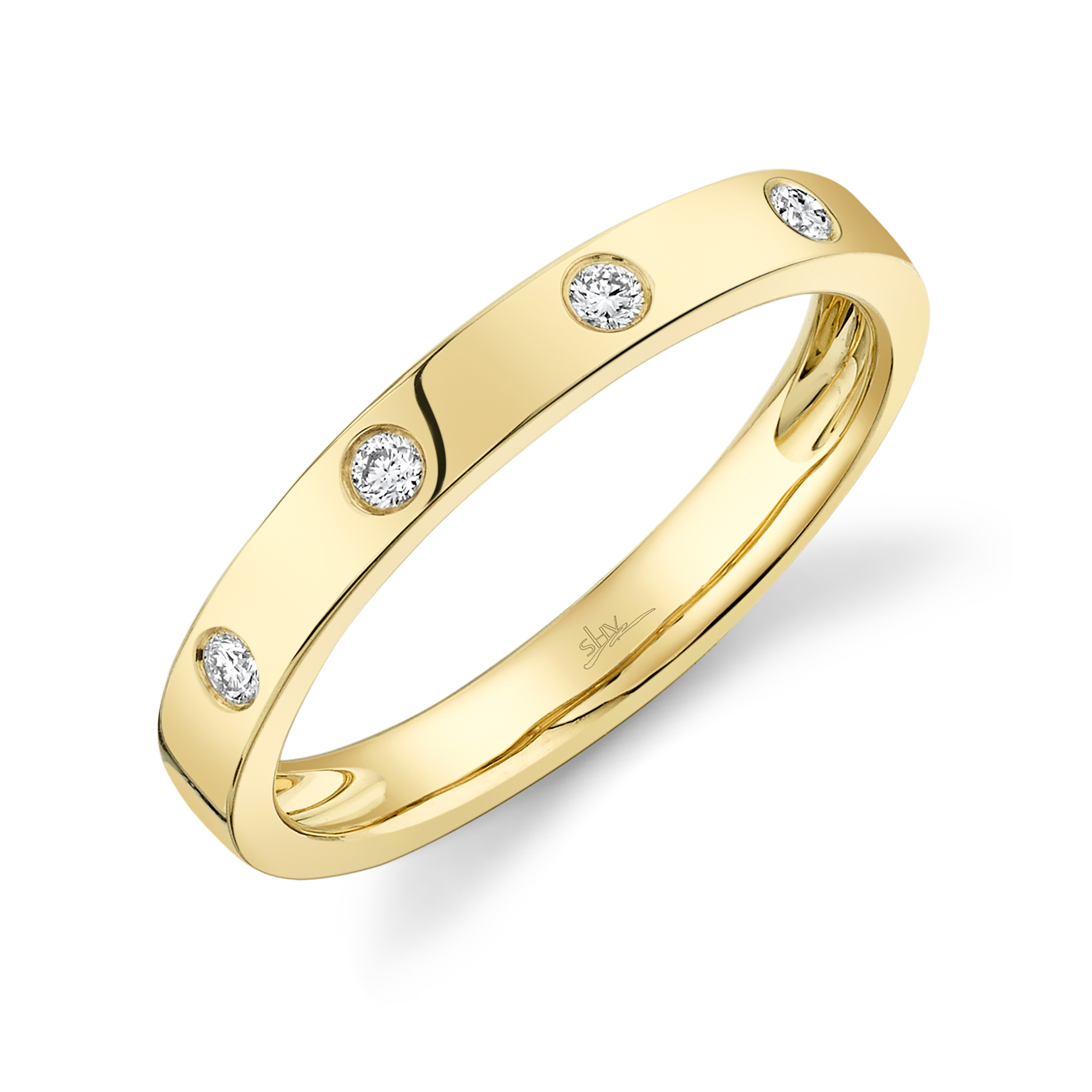 14k Diamond Fashion Band