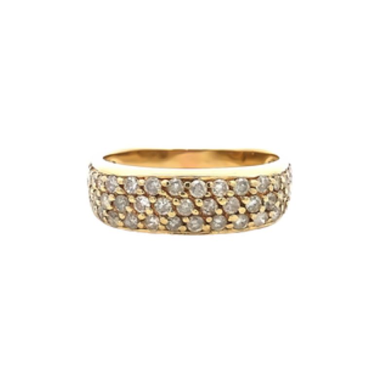 14k Yellow Gold Diamond Ring