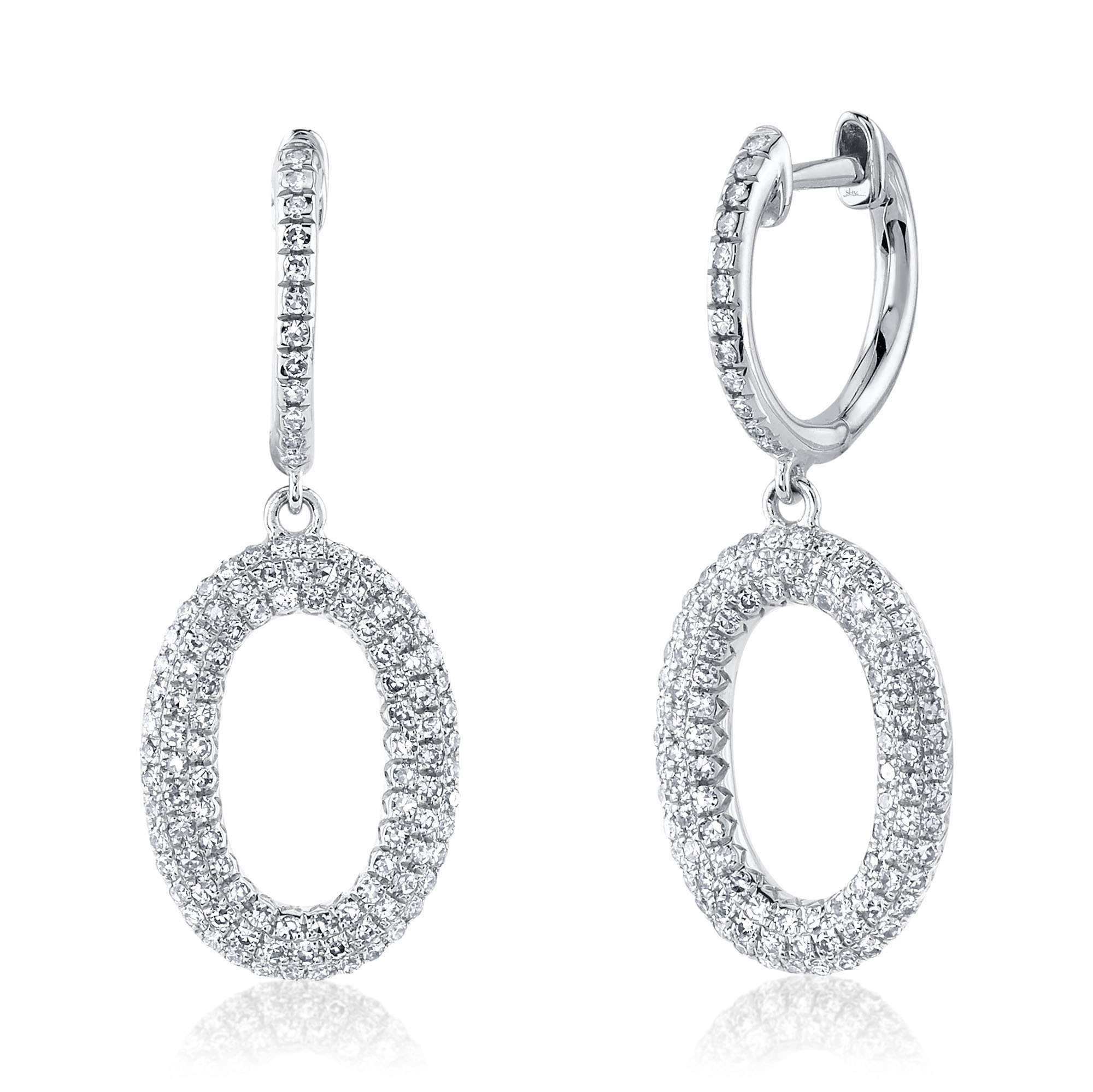 14k Diamond Fashion Earrings