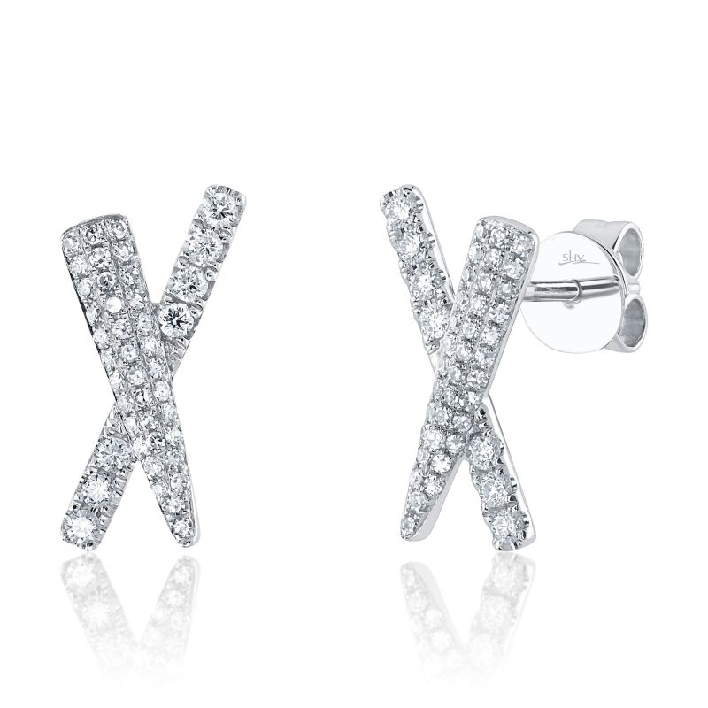 14k Diamond Stud Earrings