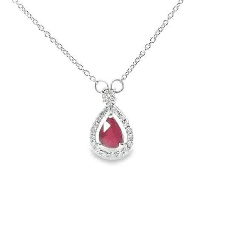 Ruby And Diamond Necklace