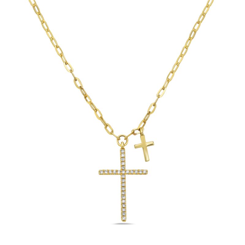 Diamond Cross Pendant