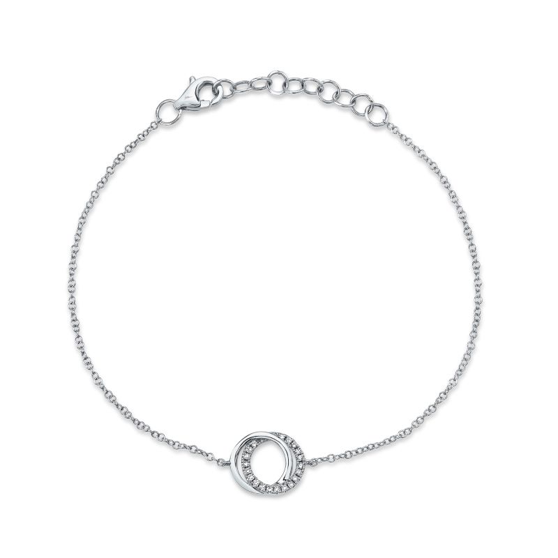 14k Diamond Fashion Bracelet