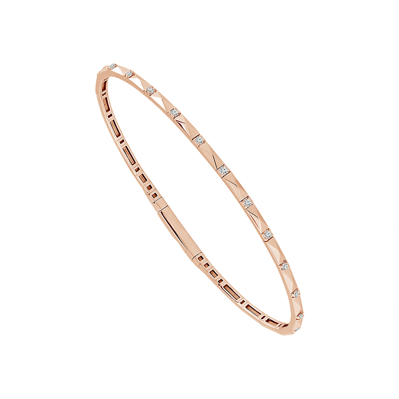 14k Diamond Fashion Bangle