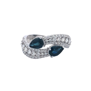 Sapphire And Diamond Ring