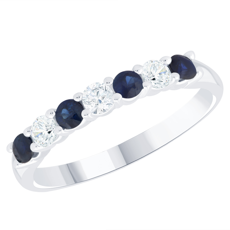 Sapphire And Diamond Ring