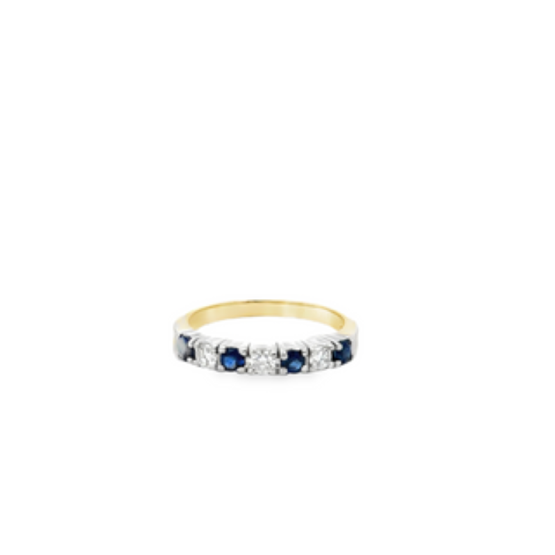 Diamond And Sapphire Ring