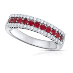 Ruby And Diamond Ring