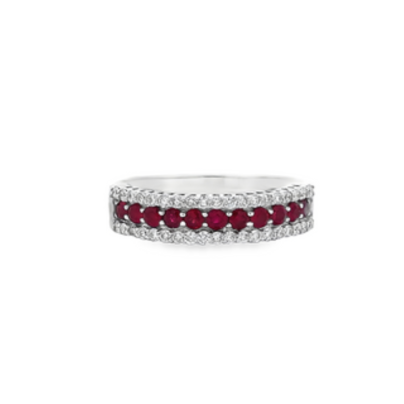 Ruby And Diamond Ring