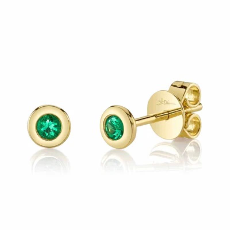 Emerald Fashion Stud Earrings