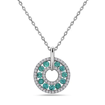 Emerald And Diamond Necklace