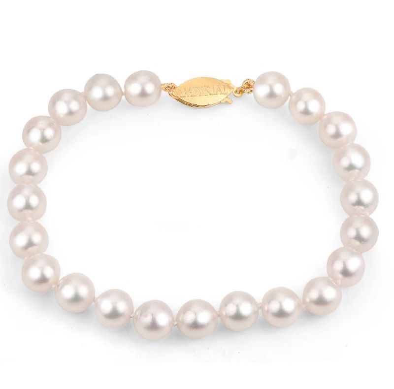 14k Pearl Bracelet