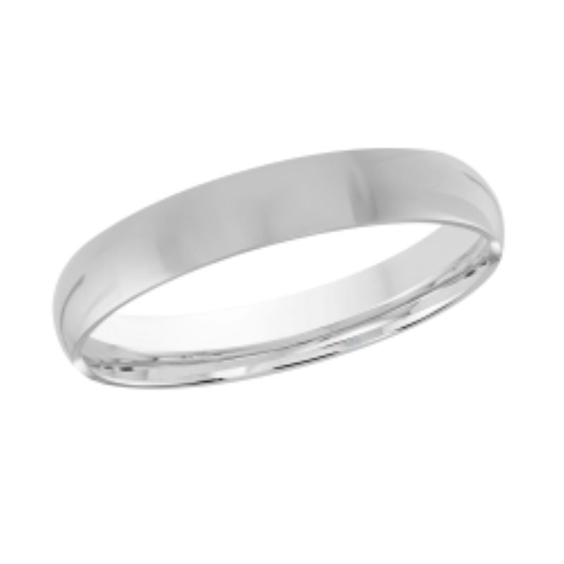 3mm White Gold Wedding Band Size 5