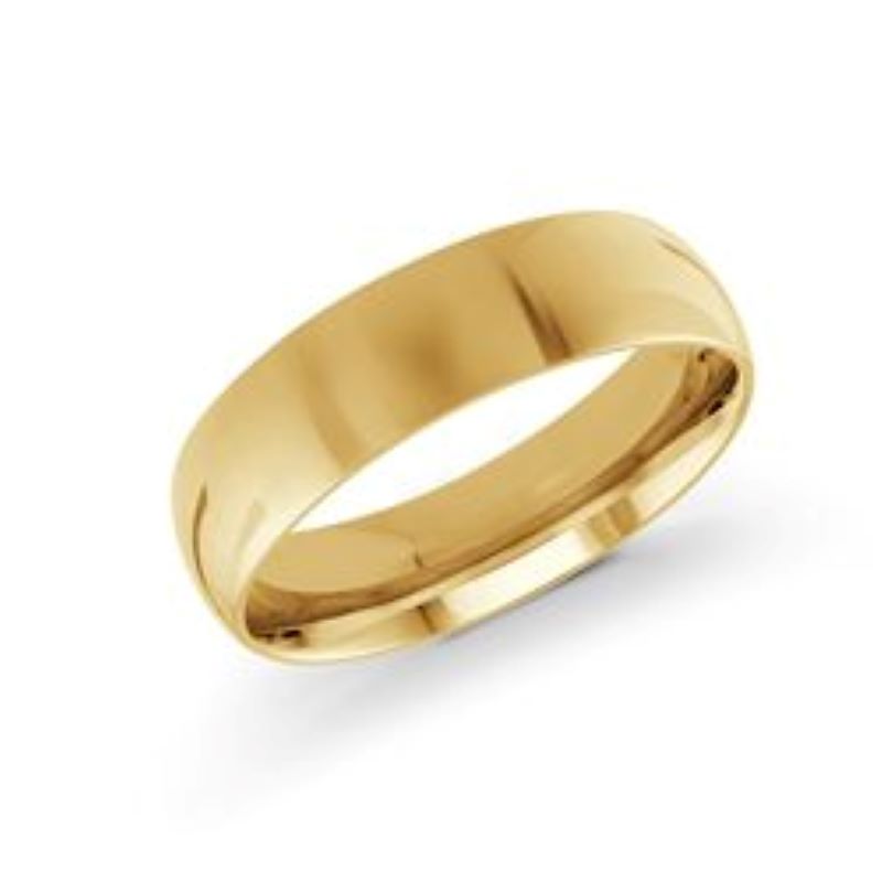 14k Yellow Gold Wedding Band