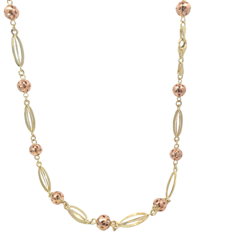 14k Two-tone Necklace