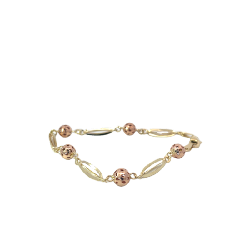 14kt Two-tone Bracelet